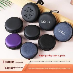 High Quality In-Stock EVA Storage <b>Bag</b> for Earphones Electronic Products Data <b>Cables</b> Zipper Closure-Digital Storage <b>Bag</b> - Product Image 4