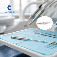 Forets endodontiques dentaires Peeso motorisés en acier inoxydable pour l'ouverture des canaux radiculaires, compatibles avec les contre-angle à basse vitesse