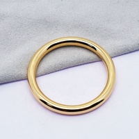 Cincin O Ring Tertutup dari Paduan Seng 4cm Tanpa Sambungan untuk Aksesoris Pakaian, Koper, Tas Tangan Grosir