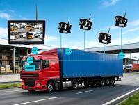 Système de surveillance DVR sans fil 10 pouces pour camion, 4 canaux, caméra numérique WIFI 2.4G, étanche IP68 pour le transport routier et la sécurité des flottes