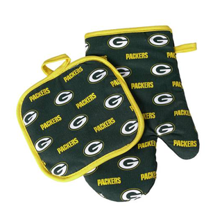 32 takım yüksek kalite özel <span class=keywords><strong>Kansas</strong></span> City Chiefs fırın eldiveni ve Pot tutucu seti spor barbekü pişirme ev sahibi - Product Image 2