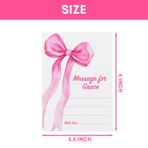 Capsula del Tempo Personalizzata Xieli con Fiocco Rosa per Messaggi di Compleanno per Ragazze, Decorazione per Feste - Product Image 3