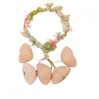 Natural Nut Shell Bracelets Percussion Accessories Musical Therapy Instruments Bell Waist Foot Chains for Yoga Zen Meditation