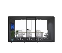Cabine de bureau mobile préfabriquée extérieure bon marché à vendre, insonorisée, pour hôtel