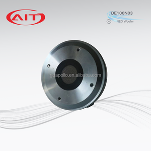 DE100N03 ProAudio 280 Вт неодимовый твитер с звуковой катушкой 99,3 мм, металлическим корпусом, бумажной диафрагмой, чувствительностью 107 дБ, импедансом 8 Ом, частотой 500-17 кГц - Product Image 1