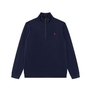 Beliebtes Hochwertiges Luxusmarken-Halbzipper-Shirt Polo Herren Mode Paul Stickerei Gestrickter Pullover Lässiger Sweatshirt - Product Image 2