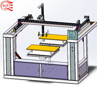 Machine de pulvérisation de peinture CNC automatique pour portes et meubles Machine de pulvérisation de peinture CNC 5 axes pour bois