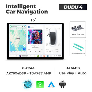 Medeke Car Audio System Neuestes Dudu 7 System 13 Zoll Intelligente Auto navigations unterstützung Drahtloses Car-Play DSP WIFI - Product Image 3