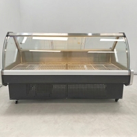Vitrina Refrigerada para Alimentos Cocinados, de Bajo Consumo, con Enfriamiento por Aire, Personalizable, para Cadenas de Restaurantes de Snacks y Mostradores de Comida