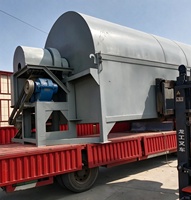 Séchoir rotatif continu 1-20 TPH, four de séchage industriel pour sciure de bois, céréales, sable minéral, boues, fumier