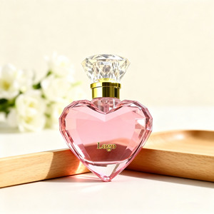 Envase de Perfume Vacío de Vidrio Transparente en Forma de Corazón de Lujo de 50 ml Personalizado de Alta Gama para Envasado de Cosméticos con Embalaje en Caja - Product Image 5