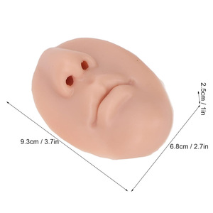 Visage inférieur Silicone Modèle Nez Anneau Lèvre <span class=keywords><strong>Piercing</strong></span> Pratique Formation Bijoux Affichage Piercings PMU Tatouage - Product Image 4