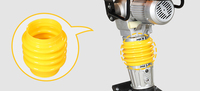 Compacteur à piston thermique pour le remblaiement de fossés et le compactage de sols argileux