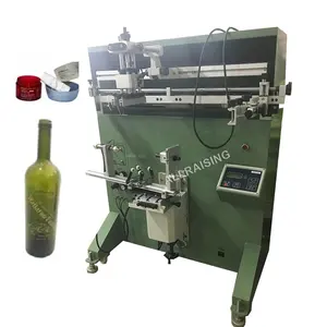 Automatic silk screen printer round bottles cups cylinder silk printing machine cosmetic tube silk screen printing machine