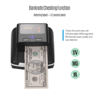 Mini AL-130 	 Détecteur de billets Détecteur de devises Conception de comptoir bancaire