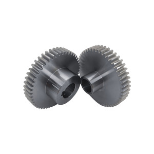 Engrenages droits et coniques en acier sur mesure - Pièces d'engrenage universelles de précision pour machines, engrenage de moteur à double couche pour machine à slush - Product Image 2