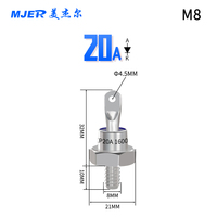 Diodes de redressement (version goujon) Diode à goujon ZP5A ZP10A1600V Diode rotative inversée boulonnée pour générateur ZP20A