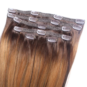 Extensiones de Cabello con Clip, Lisas, Premium, 100% Cabello Humano, Extensiones de Cabello Humano Natural, Venta al Por Mayor de Fábrica - Product Image 4