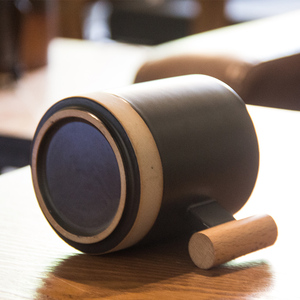 <span class=keywords><strong>Tazza</strong></span> da caffè Cappuccino in stile <span class=keywords><strong>giapponese</strong></span> da 12 once <span class=keywords><strong>tazza</strong></span> in ceramica cinese con manico in legno - Product Image 5