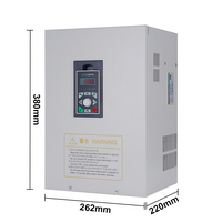 Convertisseur de fréquence VFD VSD personnalisé 15KW 20HP 220V Triphasé IP20 Pompe à eau Vector 50 60Hz Moteur AC Entraînement Compresseur