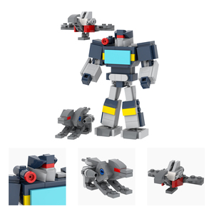 Robot Deformable de Película de Acción, Kits de Ladrillos Creativos MOC, Yoshi <span class=keywords><strong>Mario</strong></span> <span class=keywords><strong>Kart</strong></span>, Ladrillos de Construcción DIY, Juguetes de Bloques de Construcción para Niños MOC1696 - Product Image 6