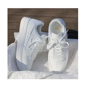 Ladies Small White Shoes Board Shoes Factory Wholesale Design Women Shoes New Arrivals Walking Style Platform Casual Sneakers