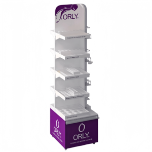 Présentoir à vernis à <span class=keywords><strong>ongles</strong></span> Ray Custom, design moderne, pour salon, magasin de détail, présentoir rotatif sur pied. - Product Image 4
