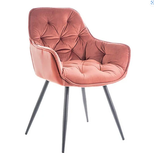 Ghế phòng khách hiện đại giữa thế kỷ ghế nhà bếp hiện đại ghế ăn tối Ghế bành Ghế nhung hiện đại màu xám - Product Image 4