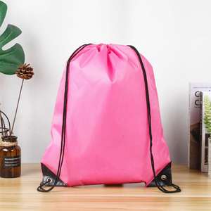 Backpack <b>Drawstring</b> <b>Bag</b> With Custom Printed Logo <b>Small</b> Pouch <b>Bag</b> <b>Drawstring</b> - Product Image 1