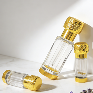 Vendita Calda Bottiglia di Vetro di Lusso per Profumo/Olio Essenziale Arabo da 3ml 6ml 12ml <span class=keywords><strong>con</strong></span> Bastoncino in Vetro - Product Image 4