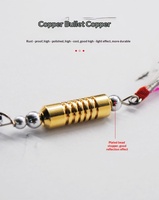 Leurre souple de pêche 7g/10g, spinner composite, spinner volant, longue portée, pour poisson mandarin, poisson blanc, shad bleu, sac laminé OPP
