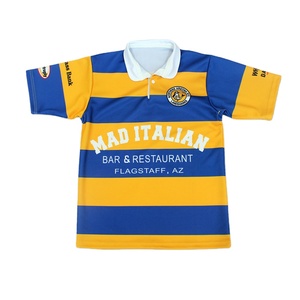 Camiseta sublimada de rugby personalizada, diseño personalizado para el equipo de secundaria - Product Image 1