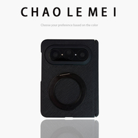 Coque de protection intégrée pour Huawei Pura X Max, avec support magnétique rotatif pour écran pliable et protection d'écran intégrée
