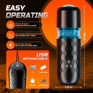 เครื่องปั๊มสูญญากาศแบบหมุนได้สำหรับผู้ชายเครื่องทางเพศอัตโนมัติแบบหมุนได้ - Product Image 2