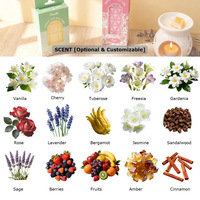 Litbright Op Maat Gemaakte Clam Shells Hoge Geur Paraffine Soja Wax Blokjes Langdurige Laagsmeltende 6 Celgeurende Wax Melts