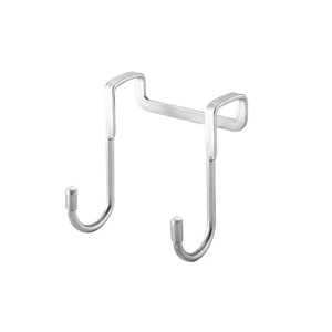 Colgador de puerta con doble gancho en forma de S de acero inoxidable para ropa, baño, cocina, capacidad de carga de 1-3 kg, tamaño pequeño y grande - Product Image 5