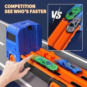 Custom Ejection Fold Metal Transportation Storage Container 3 Layer Truck <b>Model</b> <b>Car</b> Mini Vehicle for Kids Alloy Diecast <b>Toys</b> - Product Image 3