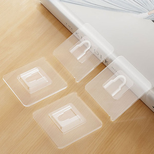 Support <span class=keywords><strong>mural</strong></span> adhésif en plastique sans trace, sans perçage, pour protection contre les surtensions, routeur, organisateur pour la maison et le <span class=keywords><strong>bureau</strong></span> - Product Image 2