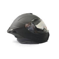 Casque intégral de banlieue à double lentille antibuée, léger, hors route, certificat DOT, Casco ABS, casque de moto