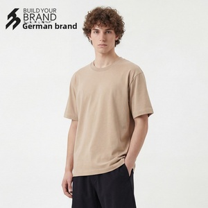 Camiseta de Hombre de Mezcla de Algodón Sorona, 190 g/m², Secado Rápido, Camiseta de Playa, Logotipo Personalizado Impreso y Bordado, Talla Grande 6XL, Camiseta de Verano - Product Image 3