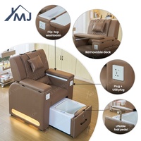Chaise de pédicure avec station de massage pour les pieds, machine sans tuyau pour salon de manucure en fibre de verre