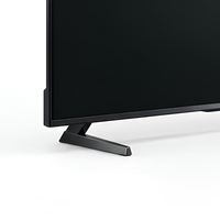Téléviseur intelligent sans cadre de 55 pouces, téléviseur LED 4K, double support, bord étroit, écran Android pour le divertissement à domicile