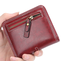 Dompet Wanita Desain Baru 2026, Tas Dompet Pendek Retro Wanita Laris Manis, Dompet Kartu Sederhana Modis, Dompet Koin Bermerek