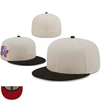 Gorra de Béisbol Clásica de Estilo Vintage con Bordado, Gorra Snapback de 6 Paneles con Visera Plana, Deportiva