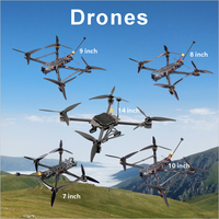 Drone FPV Intelligent HAOYERC 7 Pouces avec Fonction de Retour Automatique à la Base et Double Caméra pour Prise de Vue Panoramique