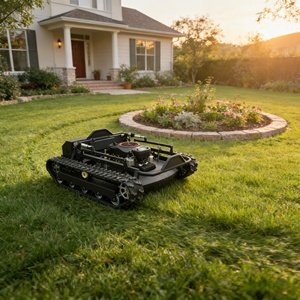 <span class=keywords><strong>Tondeuse</strong></span> à gazon télécommandée à essence en promotion, largeur de coupe 1200 mm, débroussailleuse professionnelle pour jardin domestique et agriculture - Product Image 6