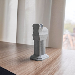 Supporto per occhiali stampato in 3D effetto marmo, altezza 3 pollici/7,6 cm, espositore resistente per occhiali, decorazione da scrivania - Product Image 3