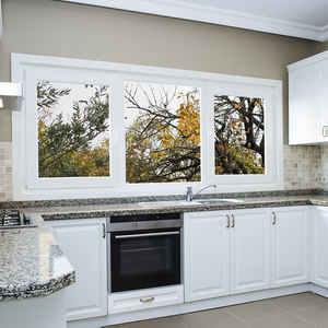 Couleur blanche style moderne personnalisé rupture thermique insonorisé étanche alliage d'aluminium <span class=keywords><strong>double</strong></span> <span class=keywords><strong>vitrage</strong></span> balançoire fenêtre à battant ouverte - Product Image 3