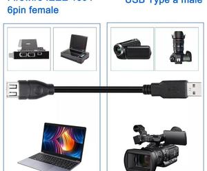 <span class=keywords><strong>Firewire</strong></span> <span class=keywords><strong>IEEE</strong></span> <span class=keywords><strong>1394</strong></span> 6 pines hembra <span class=keywords><strong>a</strong></span> <span class=keywords><strong>USB</strong></span> 2,0 <span class=keywords><strong>A</strong></span> macho <span class=keywords><strong>Cable</strong></span> convertidor <span class=keywords><strong>Cable</strong></span> disco duro - Product Image 4