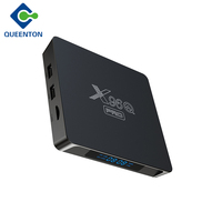 TV Box X96Q PRO Android 10.0, Color Negro, GPU Mali G31, Receptor de Internet, Cargador de CC 5V/2A